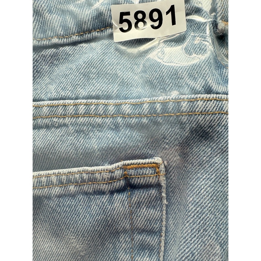 Ralph‎ Lauren Relaxed Straight Jeans Mens 38x32 (37x27.5) Blue Denim Distressed - Picture 8 of 8